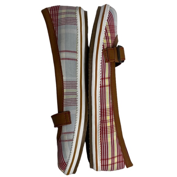 Dexter Plaid Slip On Flats Size 7 NWT - Picture 4 of 9